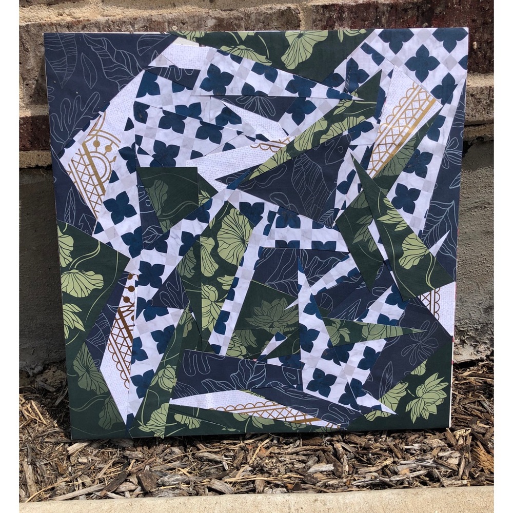 ✨Original Handmade Analog Collage on Canvas✨